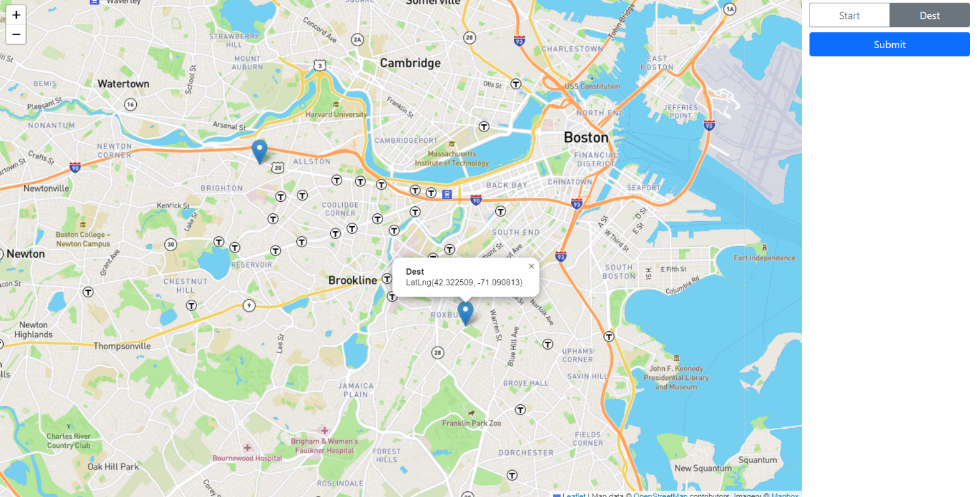 Route Recommendation App